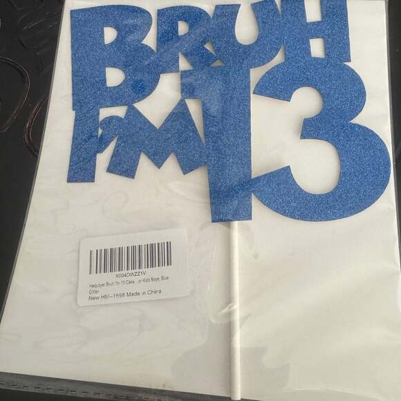 Bruh I'm 13 Cake Topper & 13th bday banner NEW - Picture 1 of 5